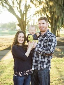 Dr. Brandon Schafer and his family.